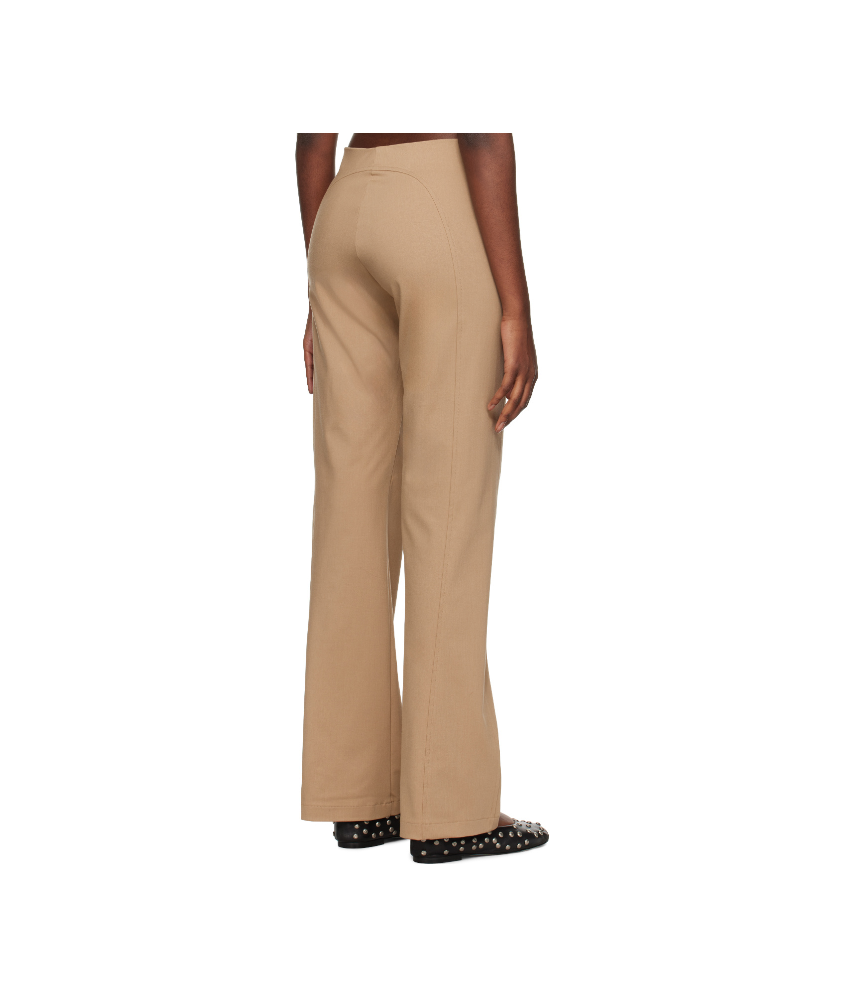 Gimaguas Beige Iris Trousers In Camel