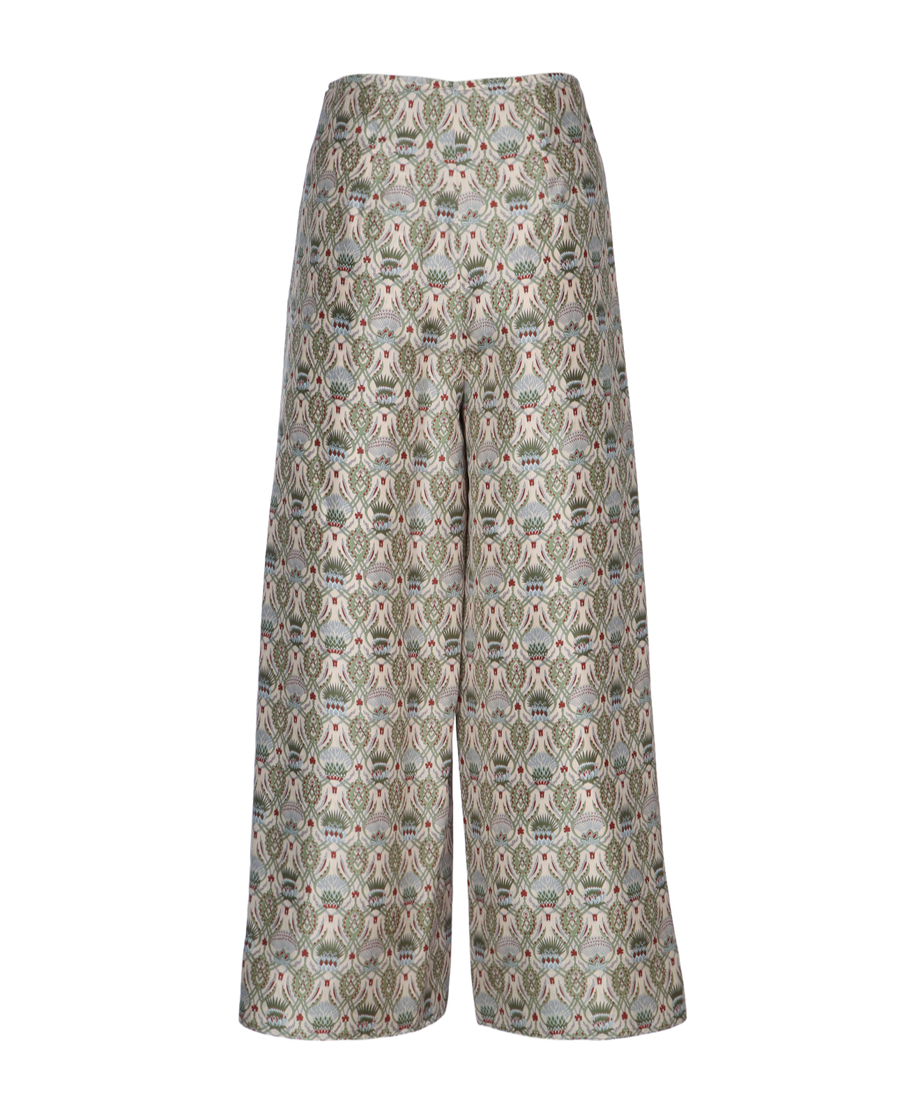Loro Piana Wide-leg Casual Pants In Gray