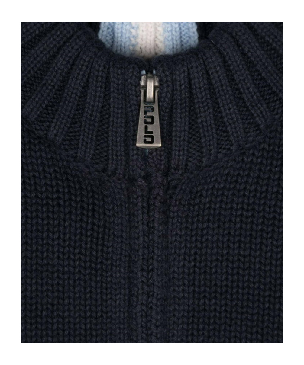 Polo Ralph Lauren Polo Pony-embroidered Cardigan In Black