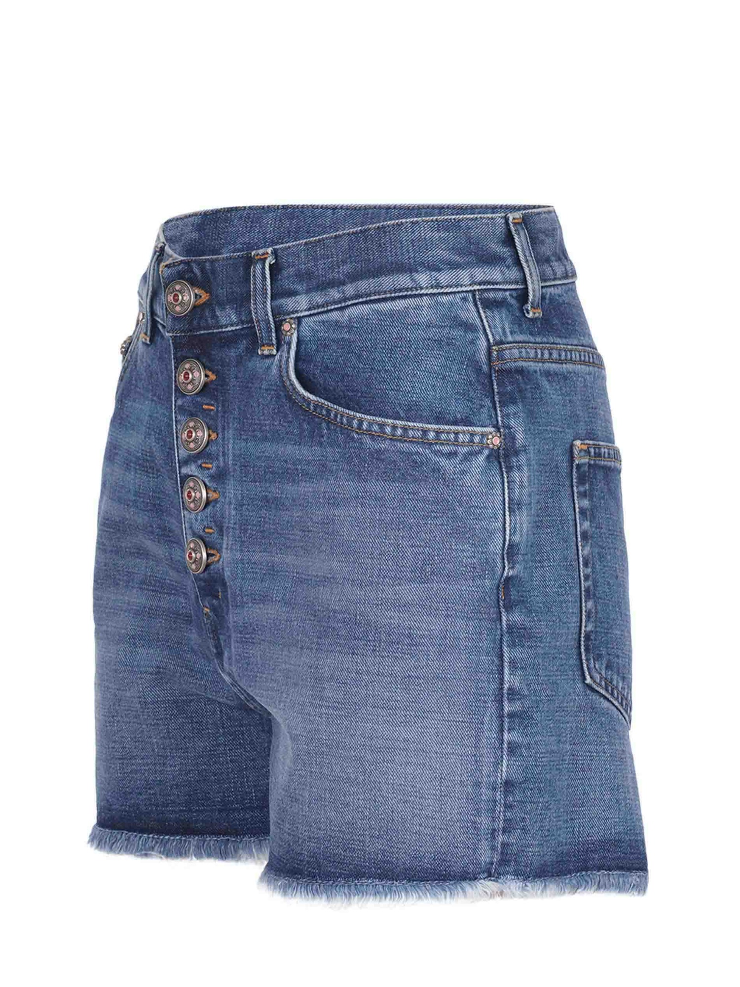 Dondup "stella" Shorts Made Of Denim. In Blue