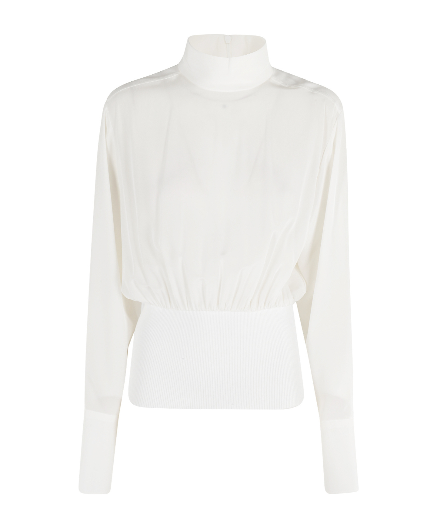 Seventy Turtleneck Cardigan In White