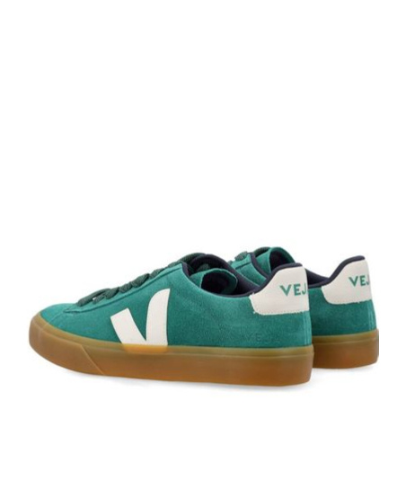 Shop Veja Campo Bold Sneakers In Green