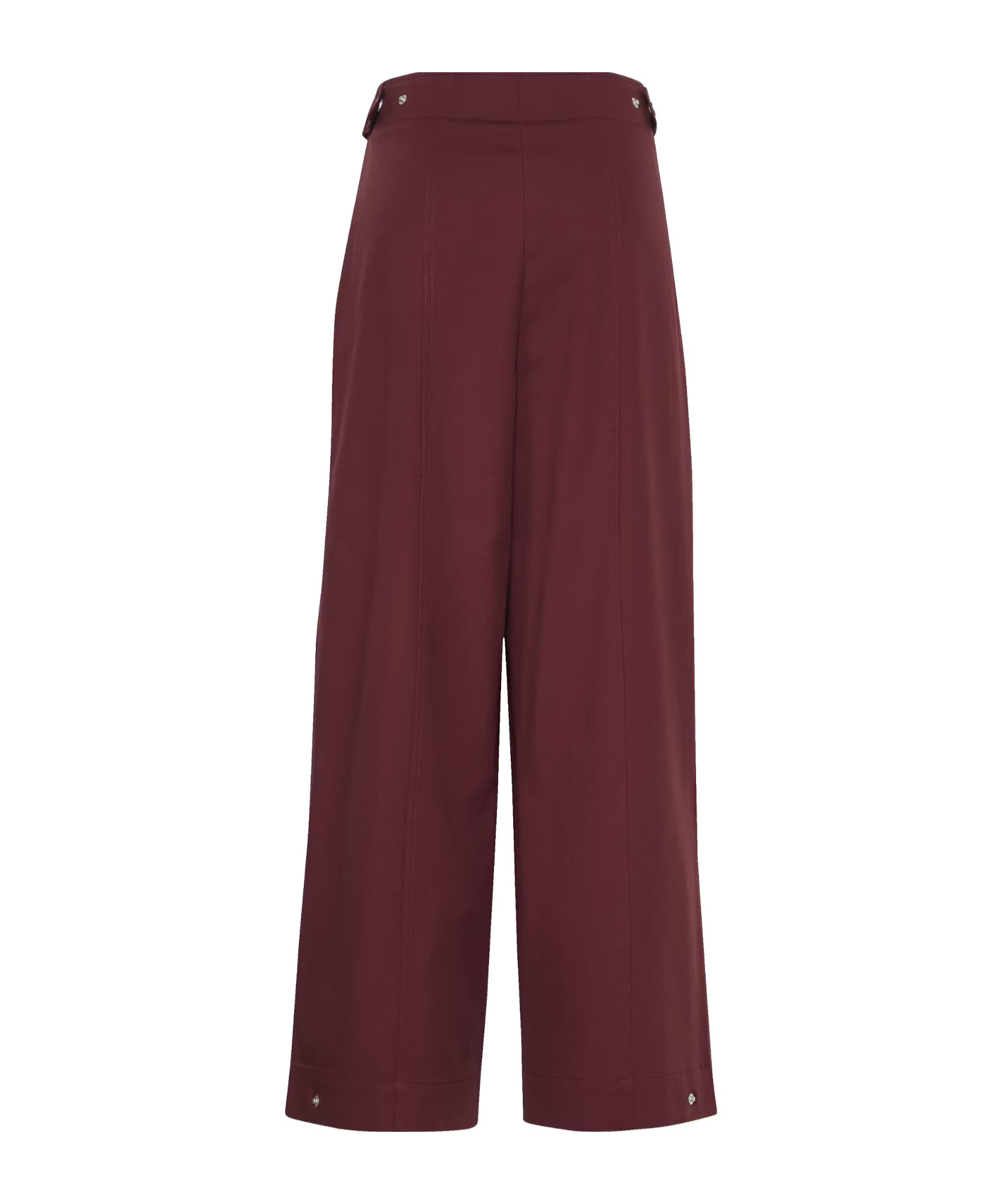 Calvin Klein Wide-leg Casual Pants In Red