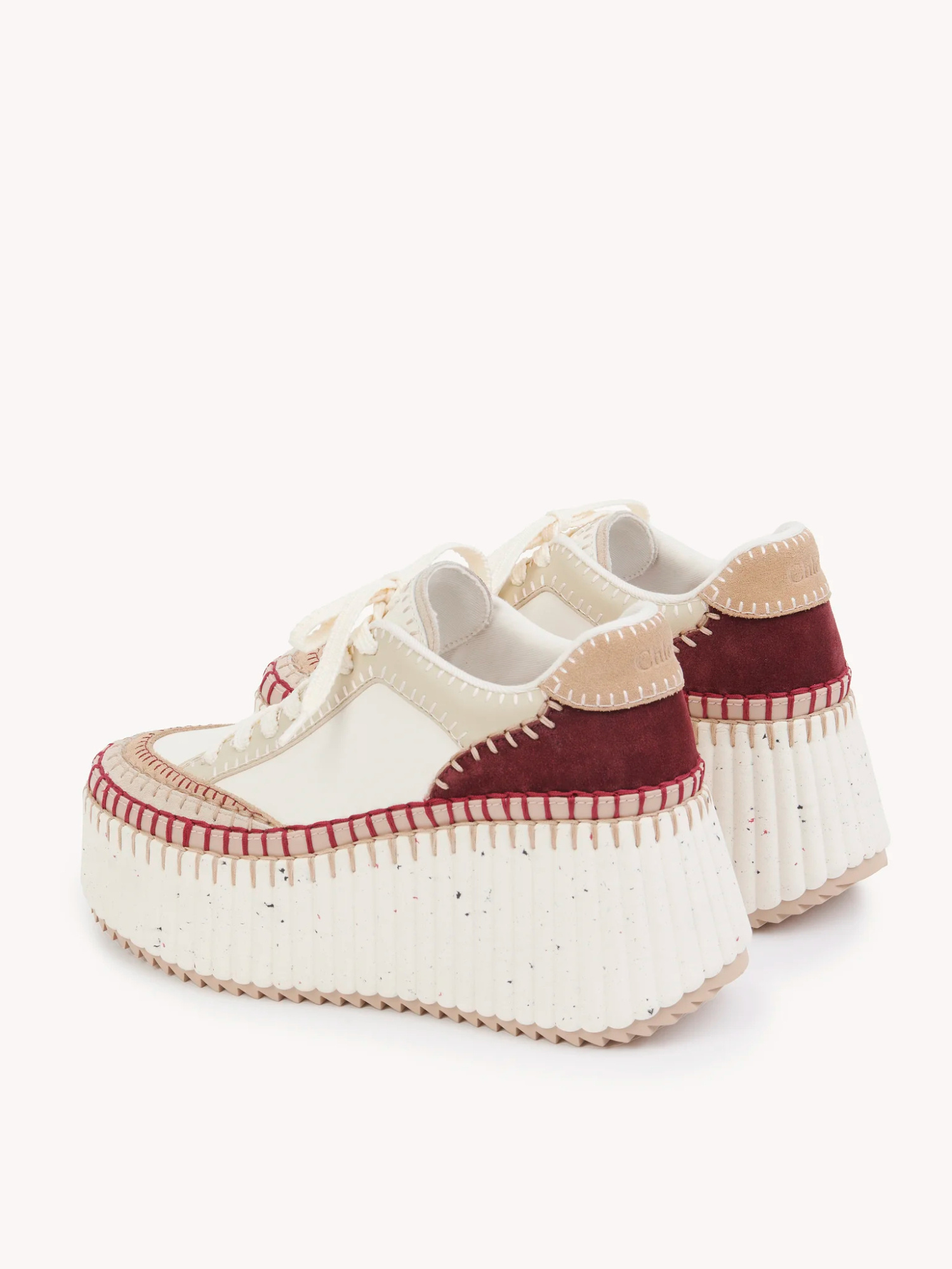 Chloé Nama Platform Sneakers In Multi