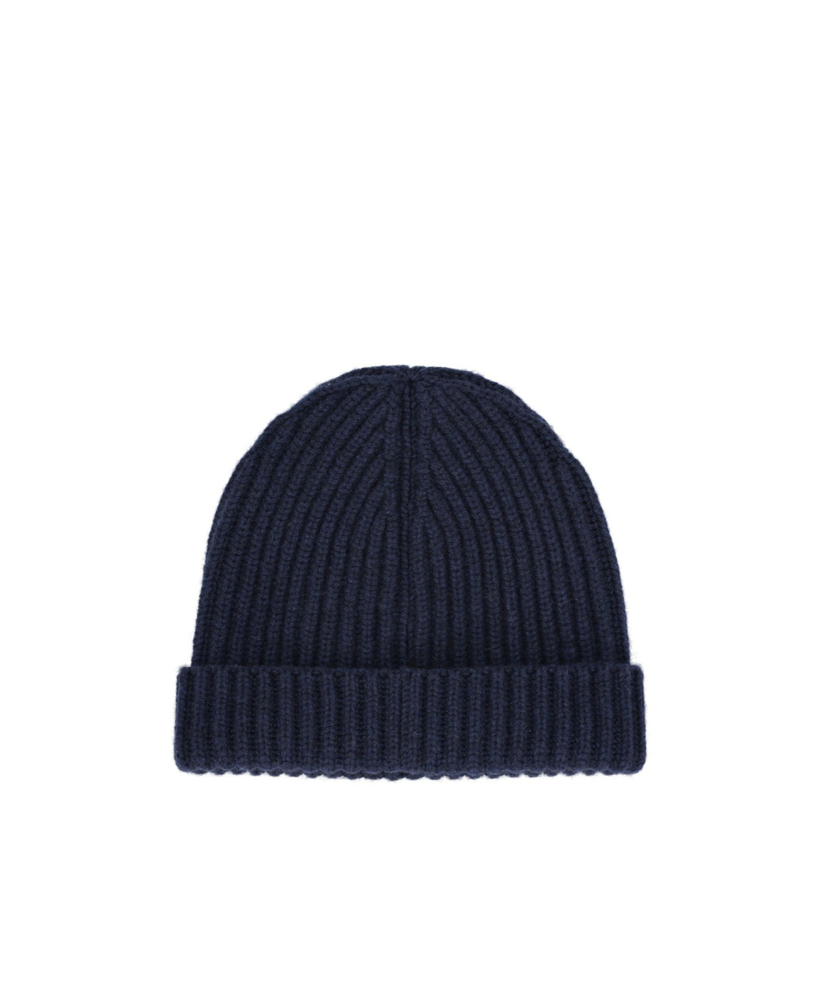 Loro Piana Turn-up Hem Knitted Beanie In Blue