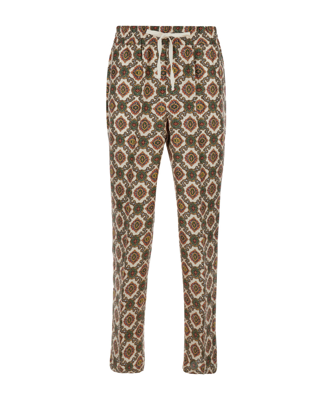 Drôle De Monsieur Pattern Casual Pants In Gray