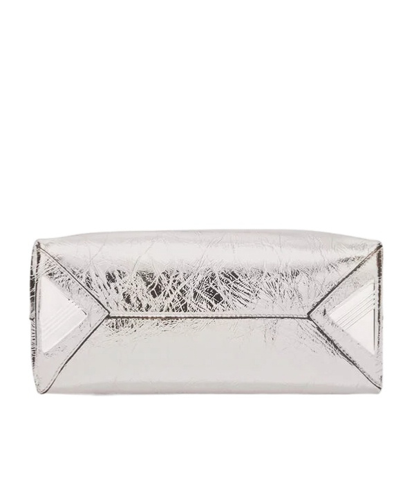 Attico ''day Off Small'' Silver Clutch In Silver