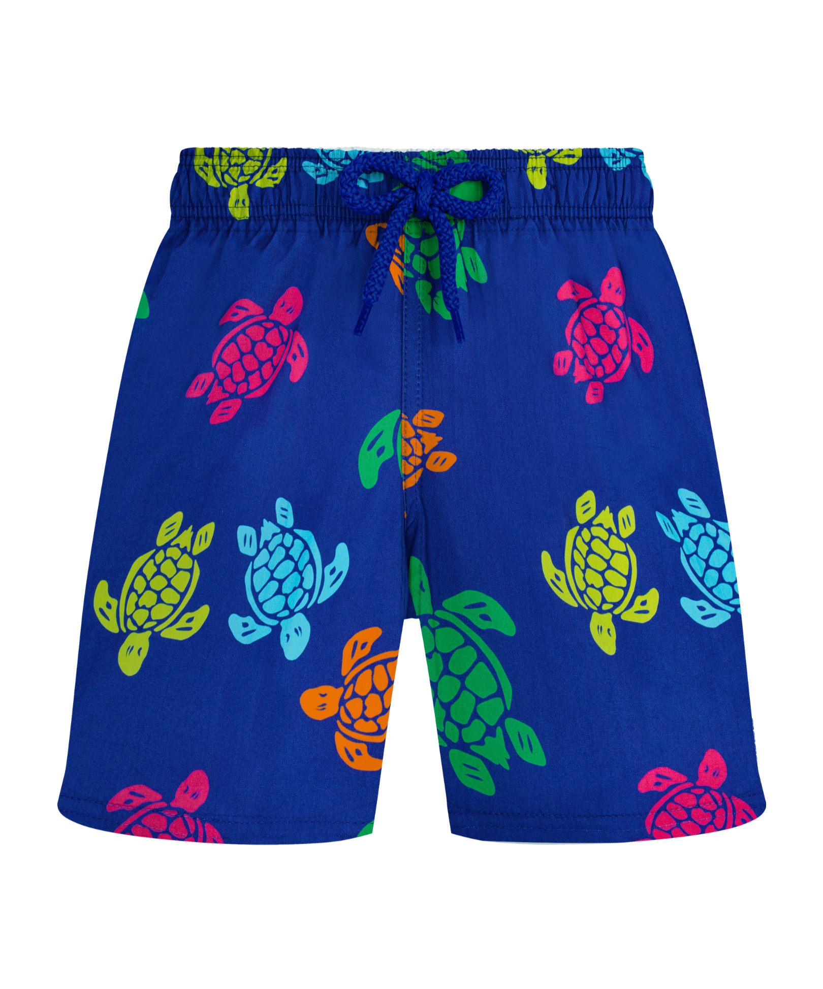 Vilebrequin Turtle-print Swim Shorts In Blue