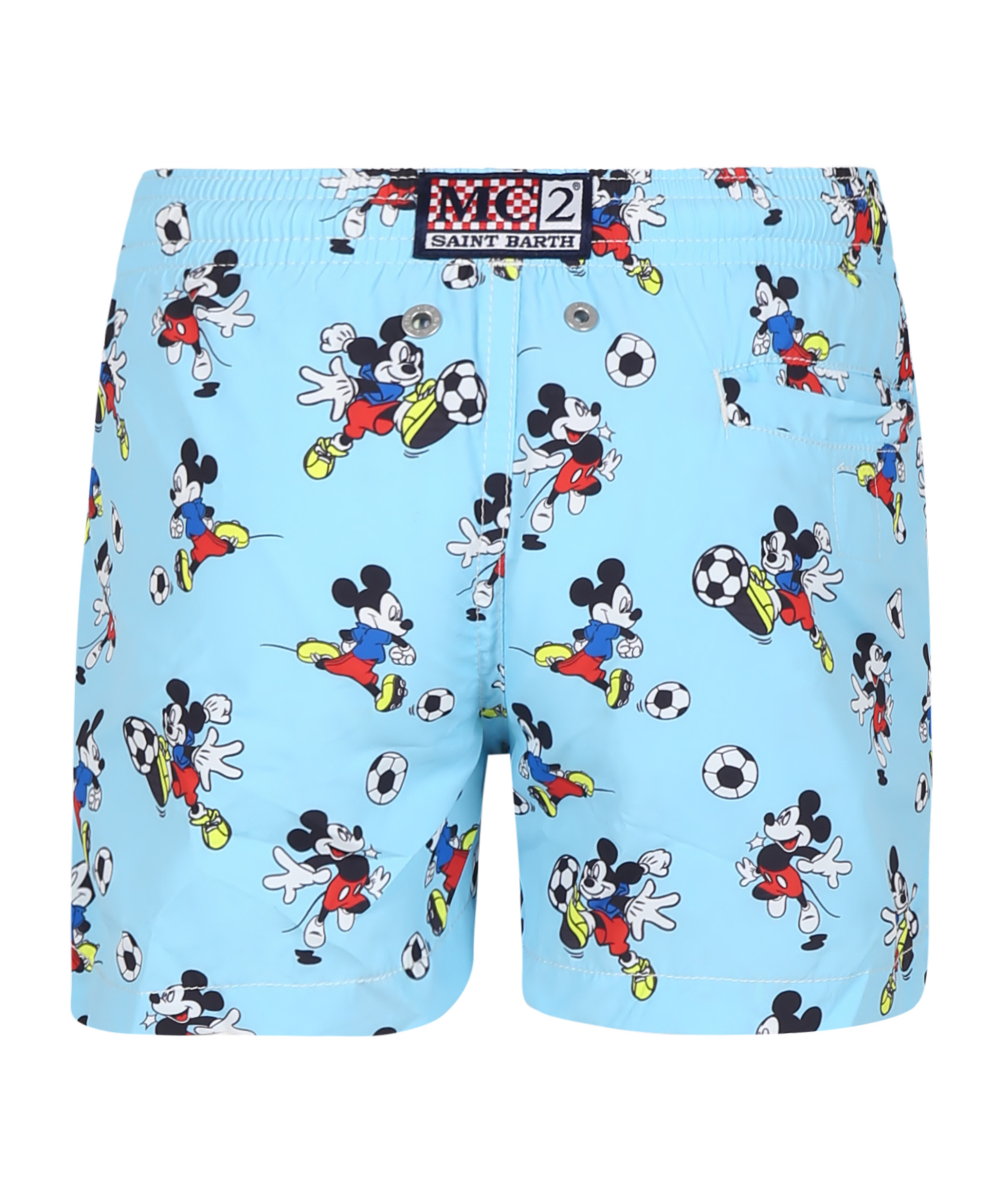 MC2 SAINT BARTH X DISNEY MICKEY FOOTBALL SWIM TRUNKS