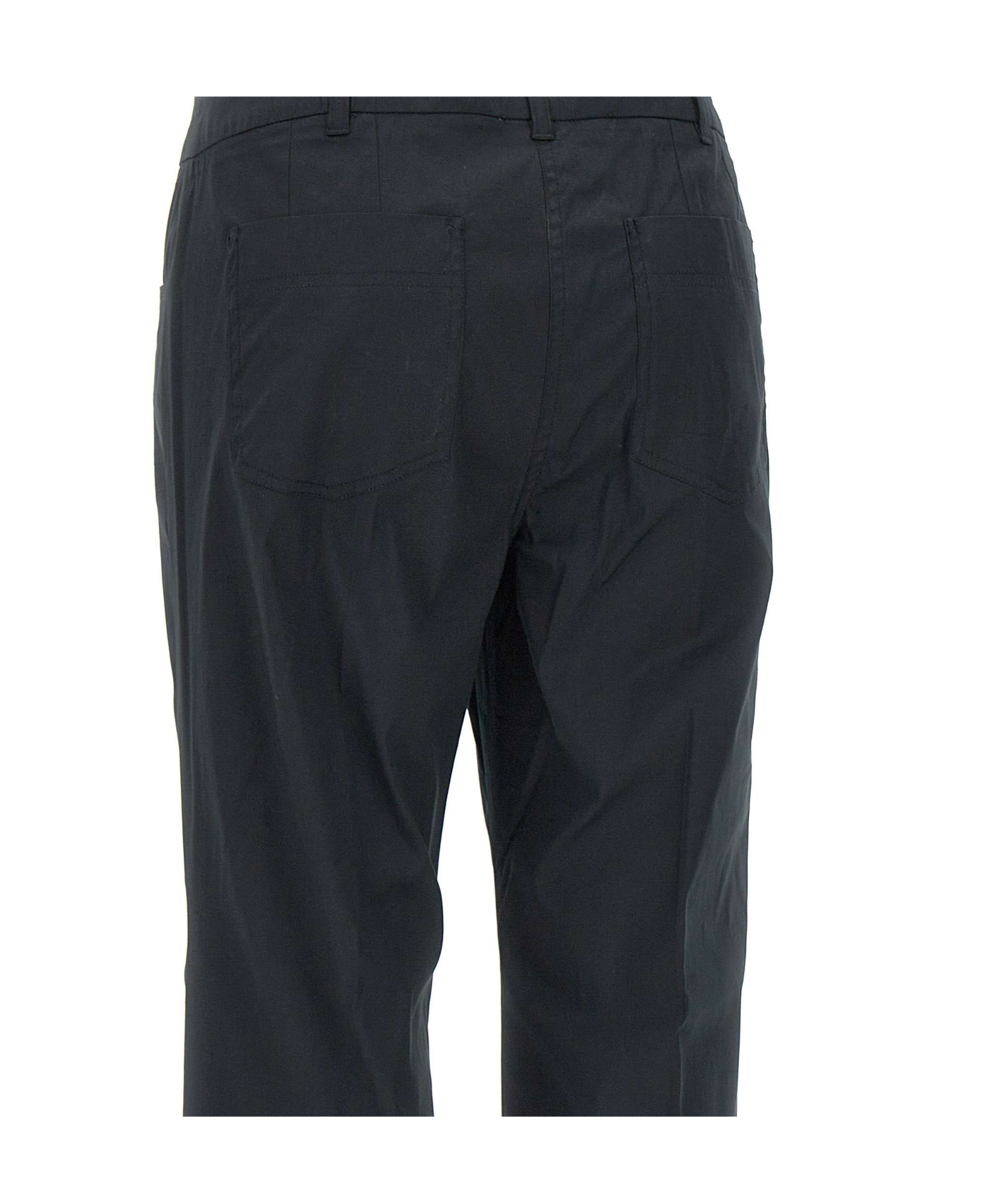 Marella Belt Loops Slacks In Black