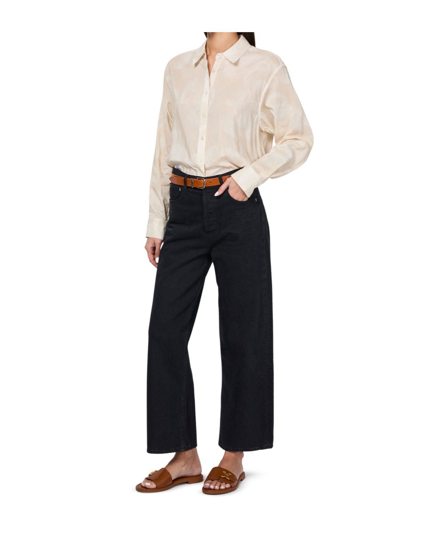 ANINE BING LONG SLEEVE SHIRT