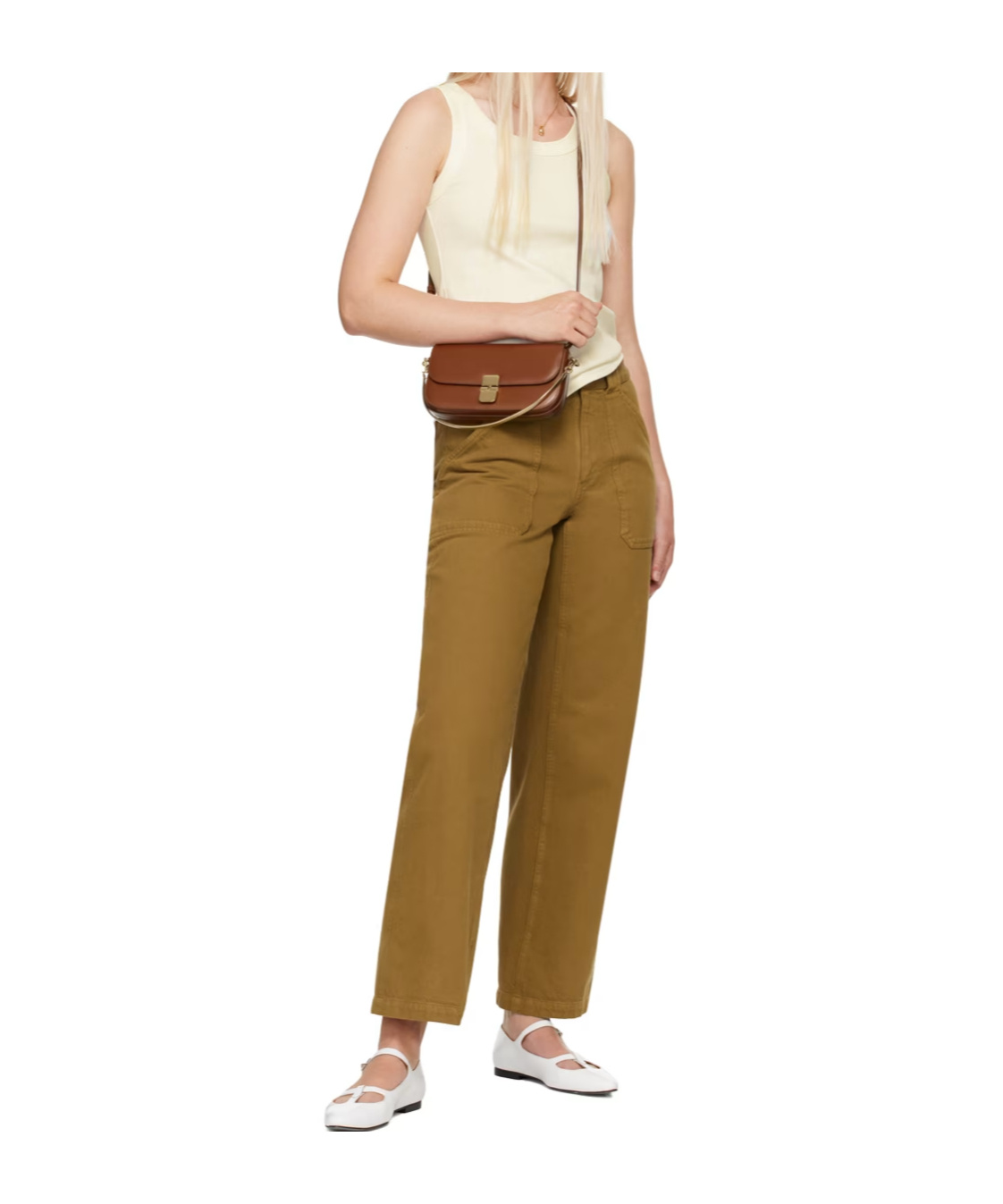 Apc Sidney Belt-loop Casual Pants In Brown