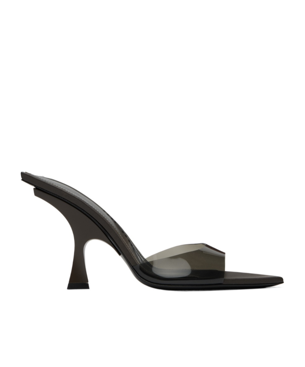 Attico Ester High-heeled Sandals In Black
