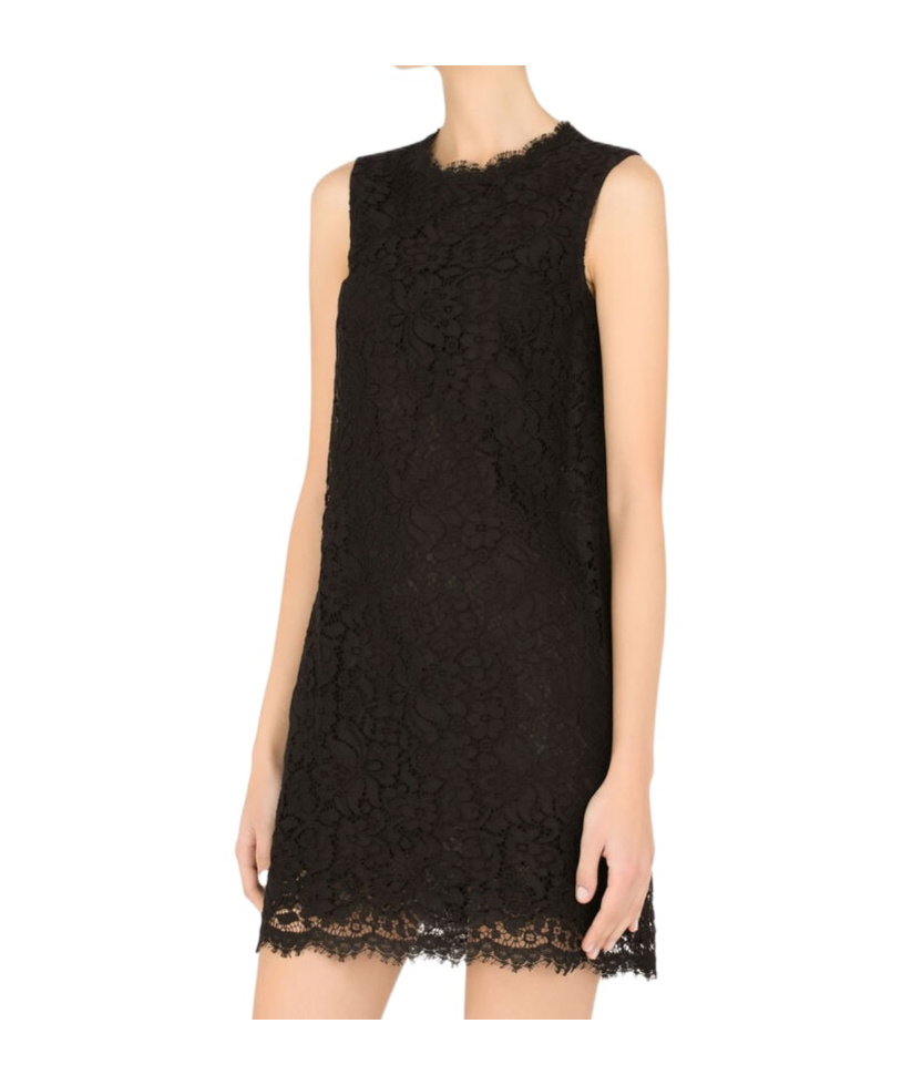 Dolce & Gabbana Sleeveless Dress In Black