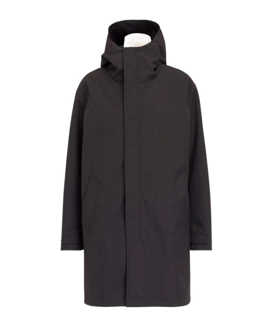Dior Christian Couture Hooded Parka In Black