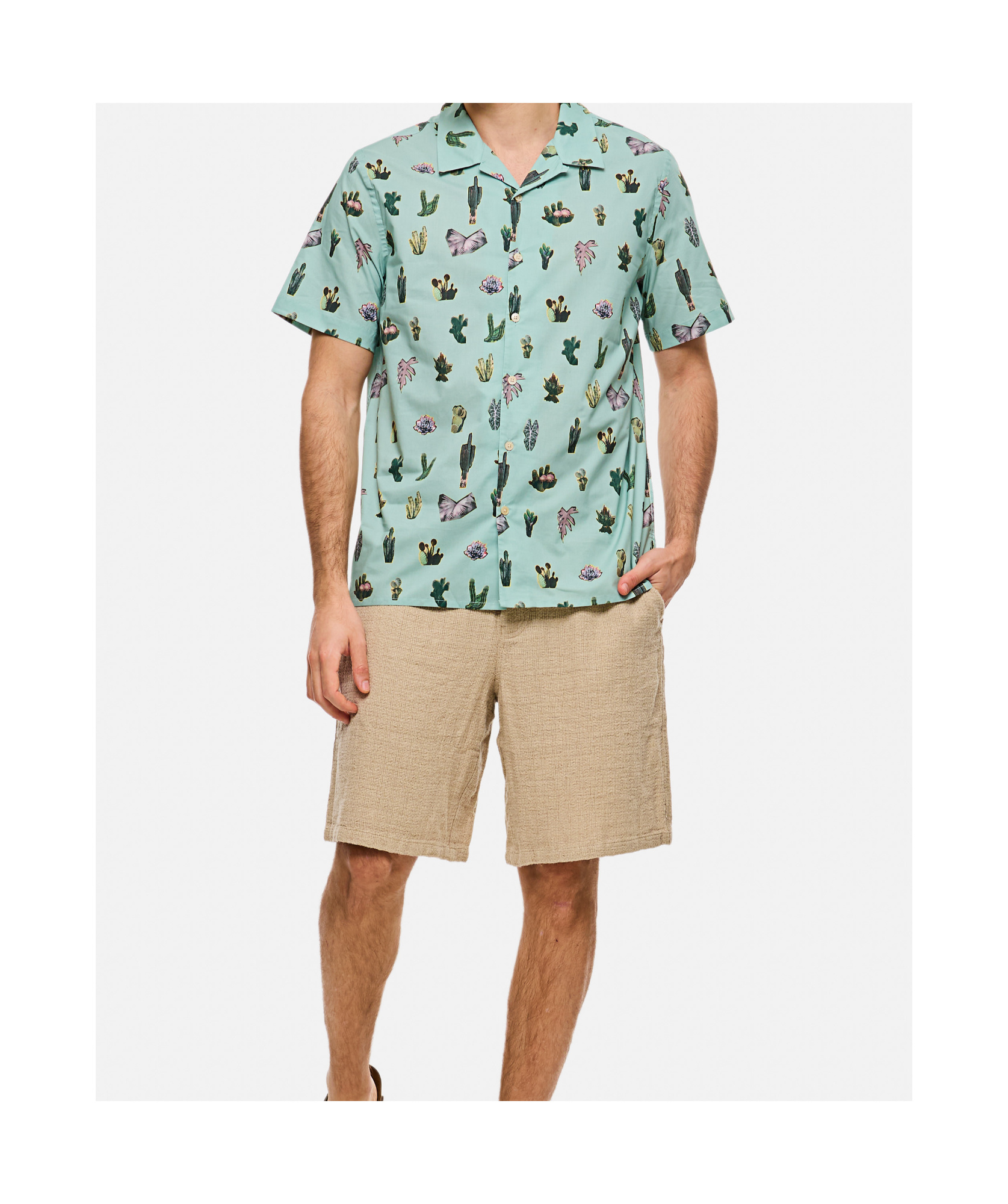 Ps By Paul Smith Ps Paul Smith Printed Shirt In White
