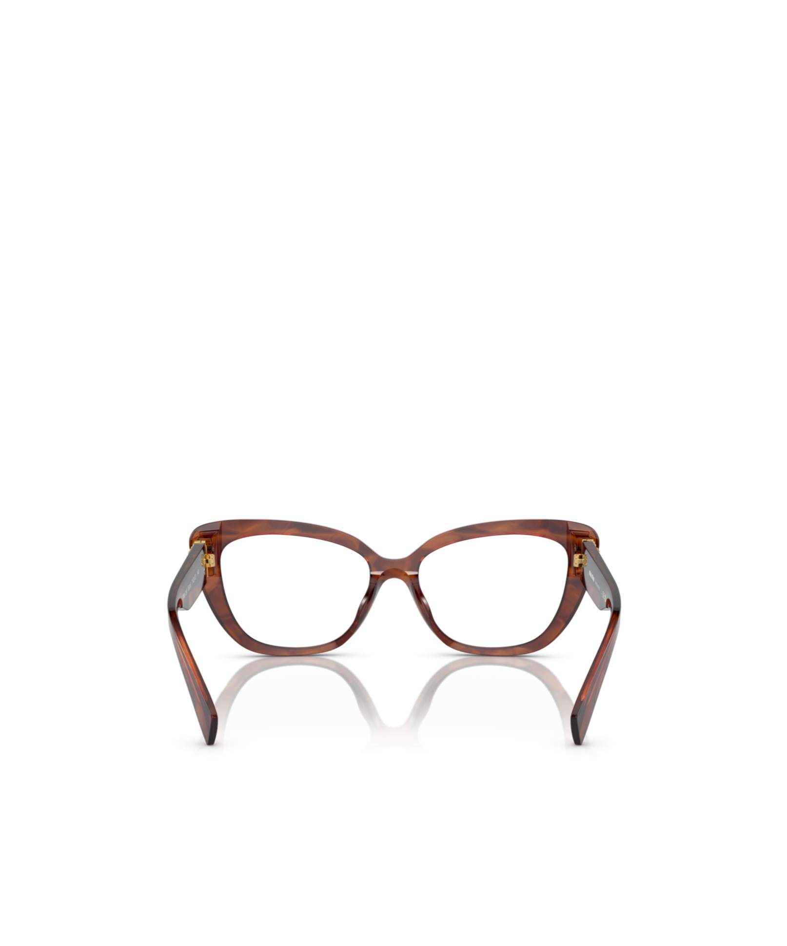 Miu Miu Rectangular Flat Mirror In Black