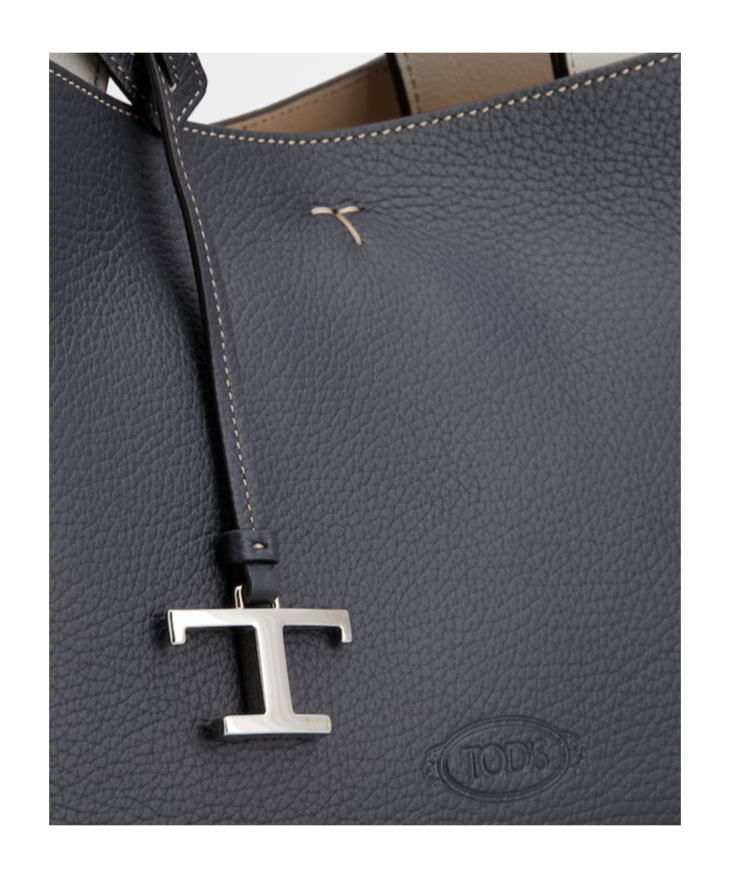 Tod's T-pendant Double-handle Mini Bag In Black
