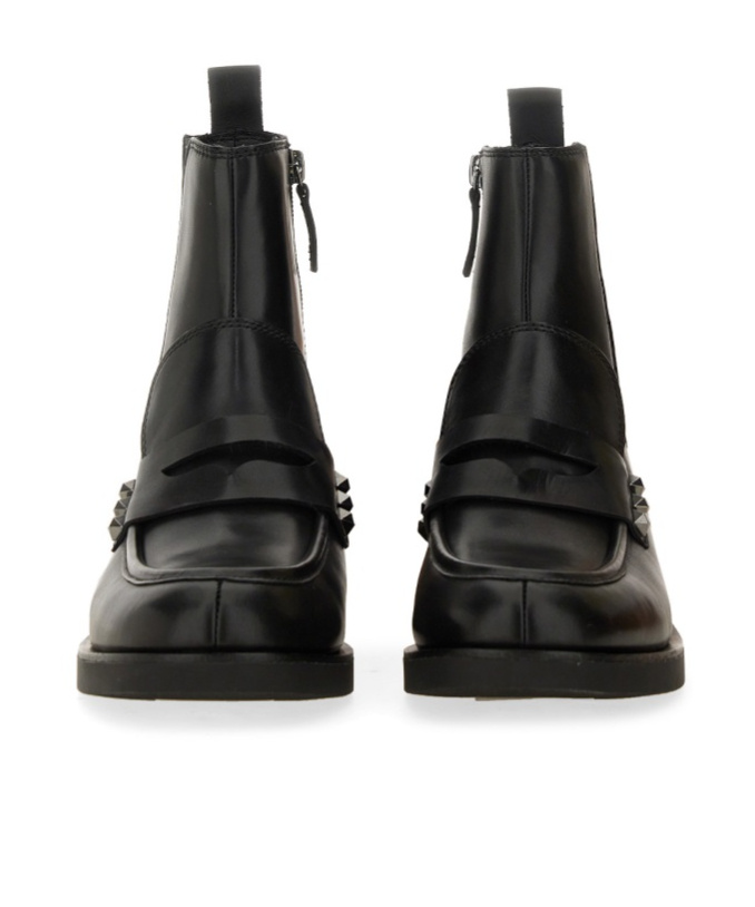 Ash Wings Studs Black Chelsea Boot In Black