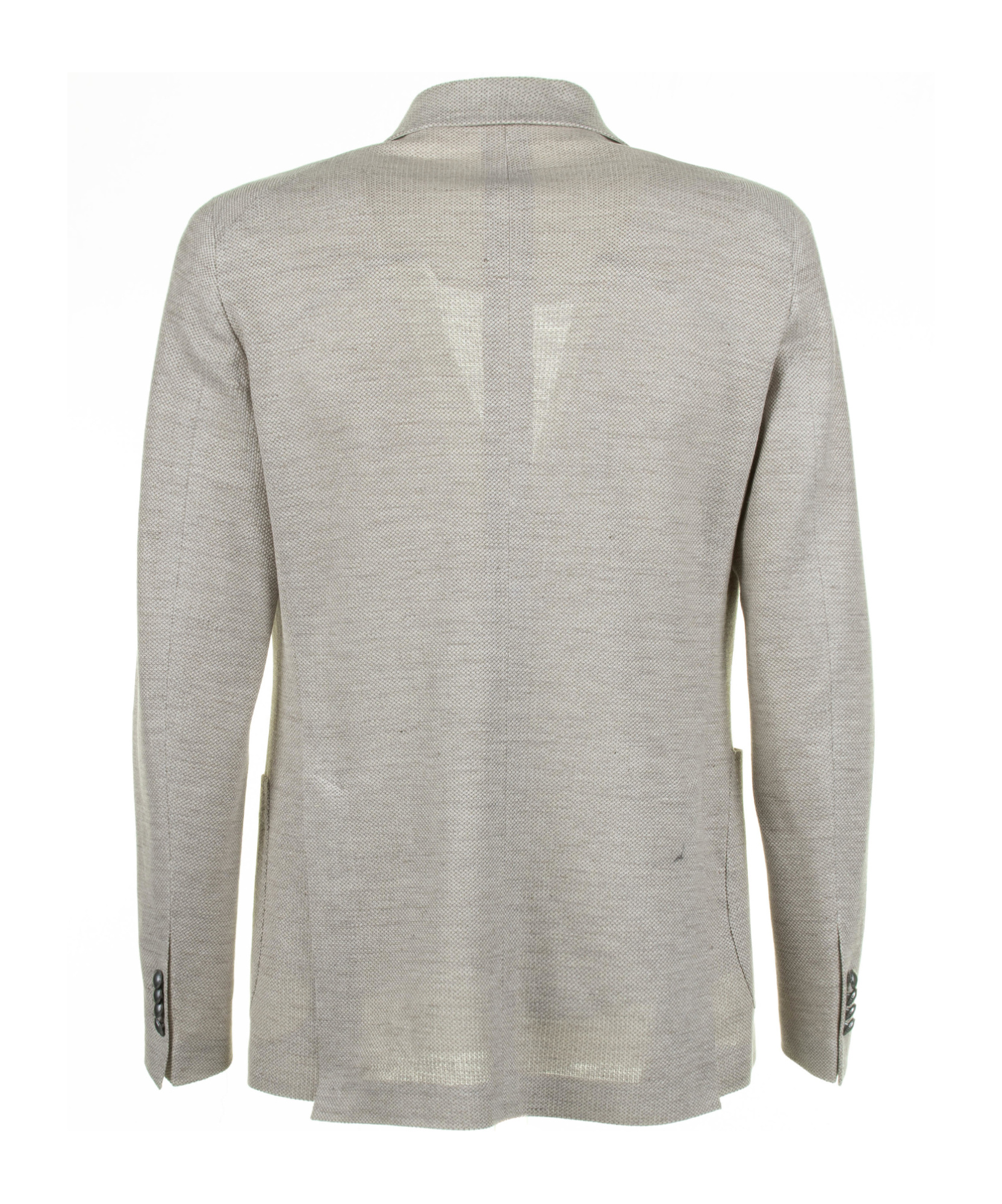 Tagliatore Beige Double-breasted Jacket In Gray