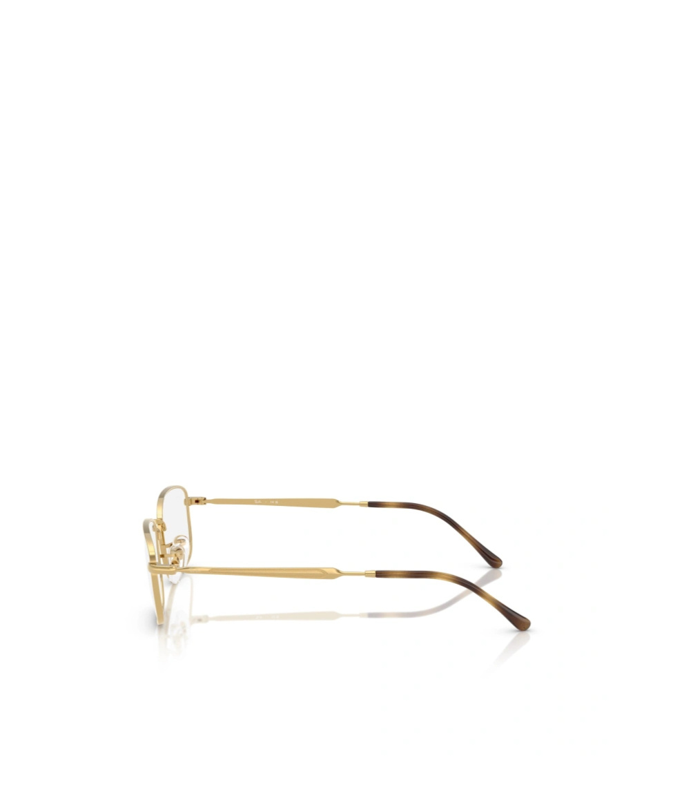 Ray Ban Geometric Frame Plain Mirror In Gold