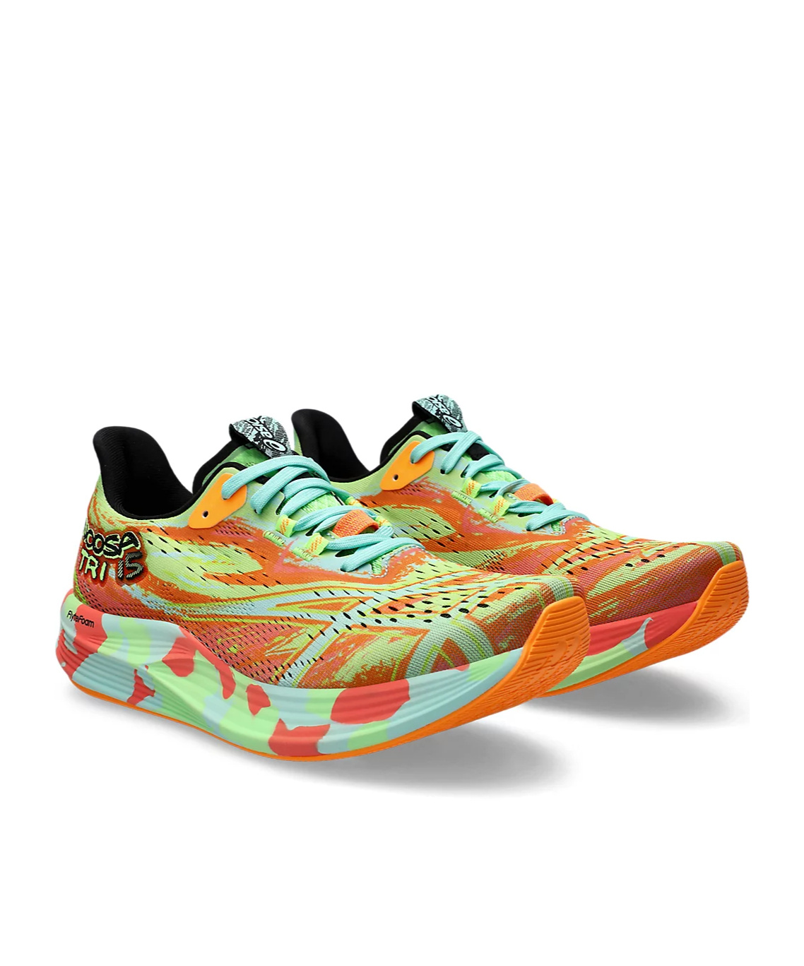 Asics Women's Noosa Tri 15 Running Shoe In Lime Burst/illuminate Mint In Multicolor