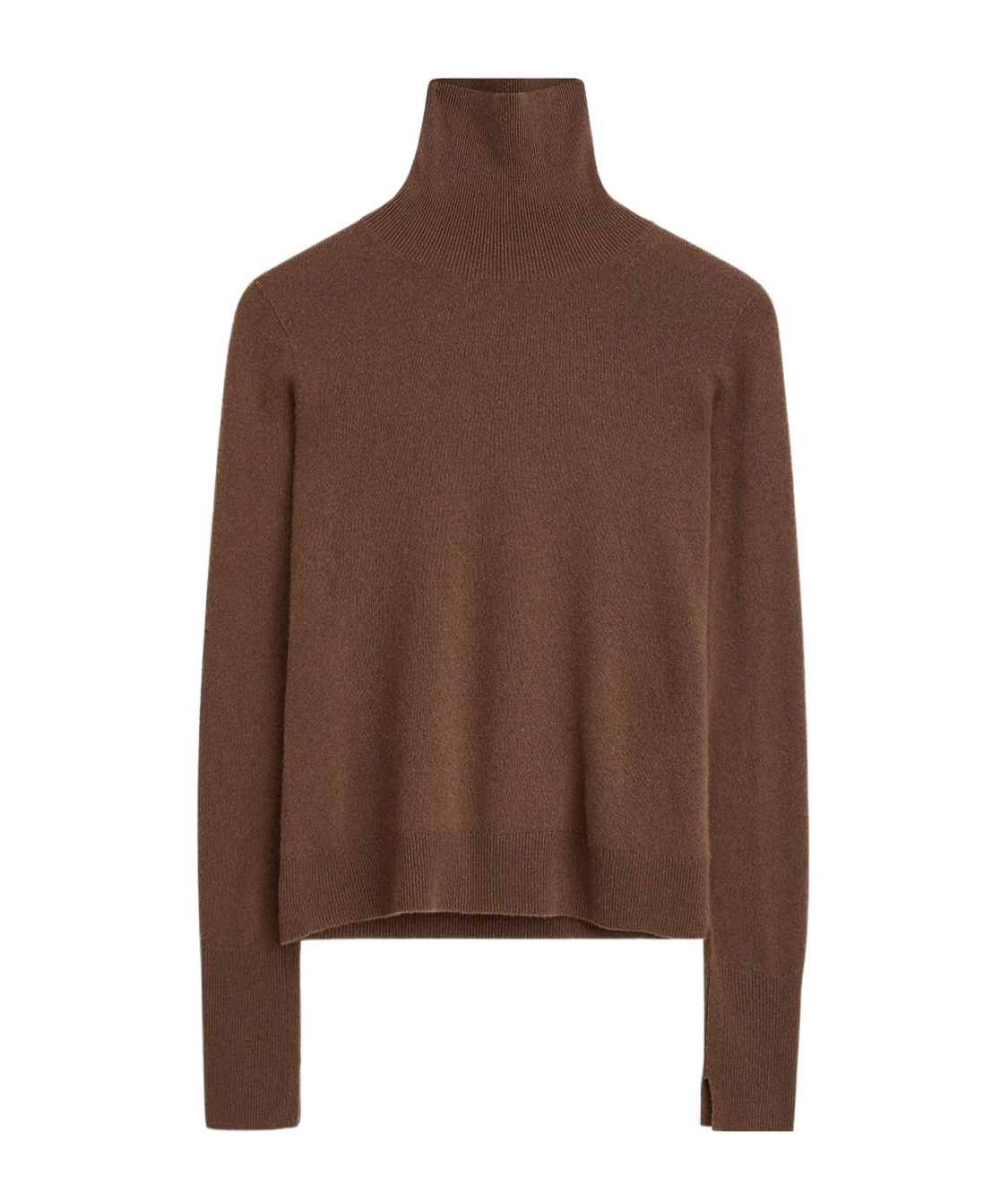 Joseph Long-sleeved Cashmere Sweater In Brown