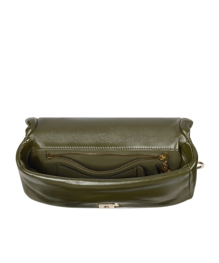 Shop Gucci Gg Milano Mini Top Handle Bag In Green