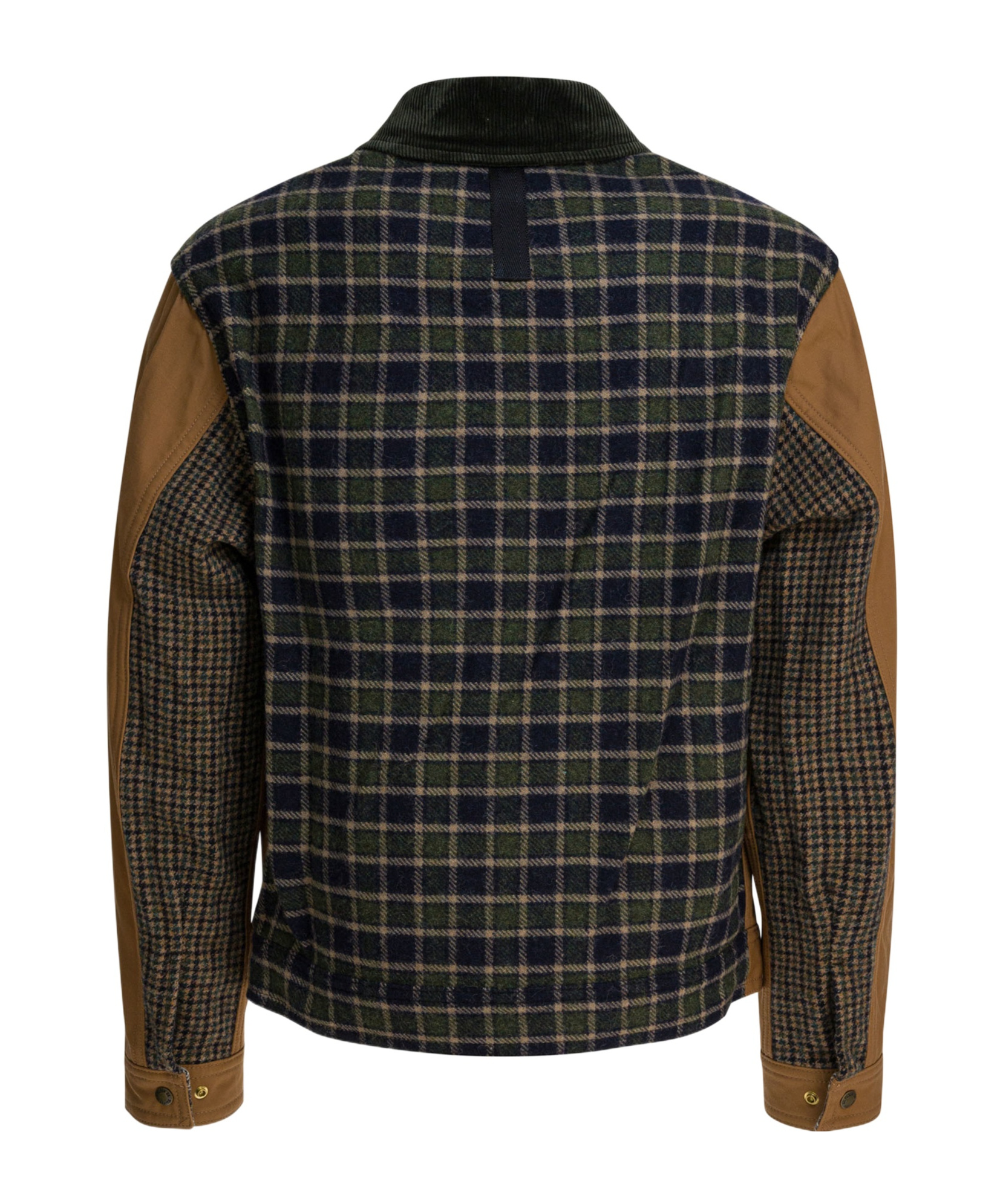 Junya Watanabe Logo Snap Button Casual Jacket In Brown