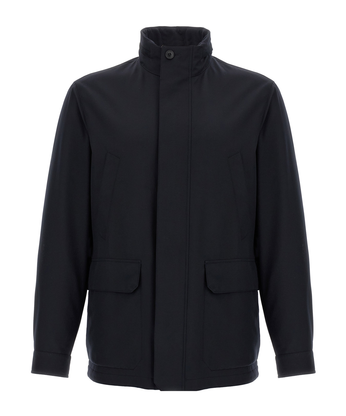 Shop Zegna Motorin 250cc Windbreaker Jacket In Blue