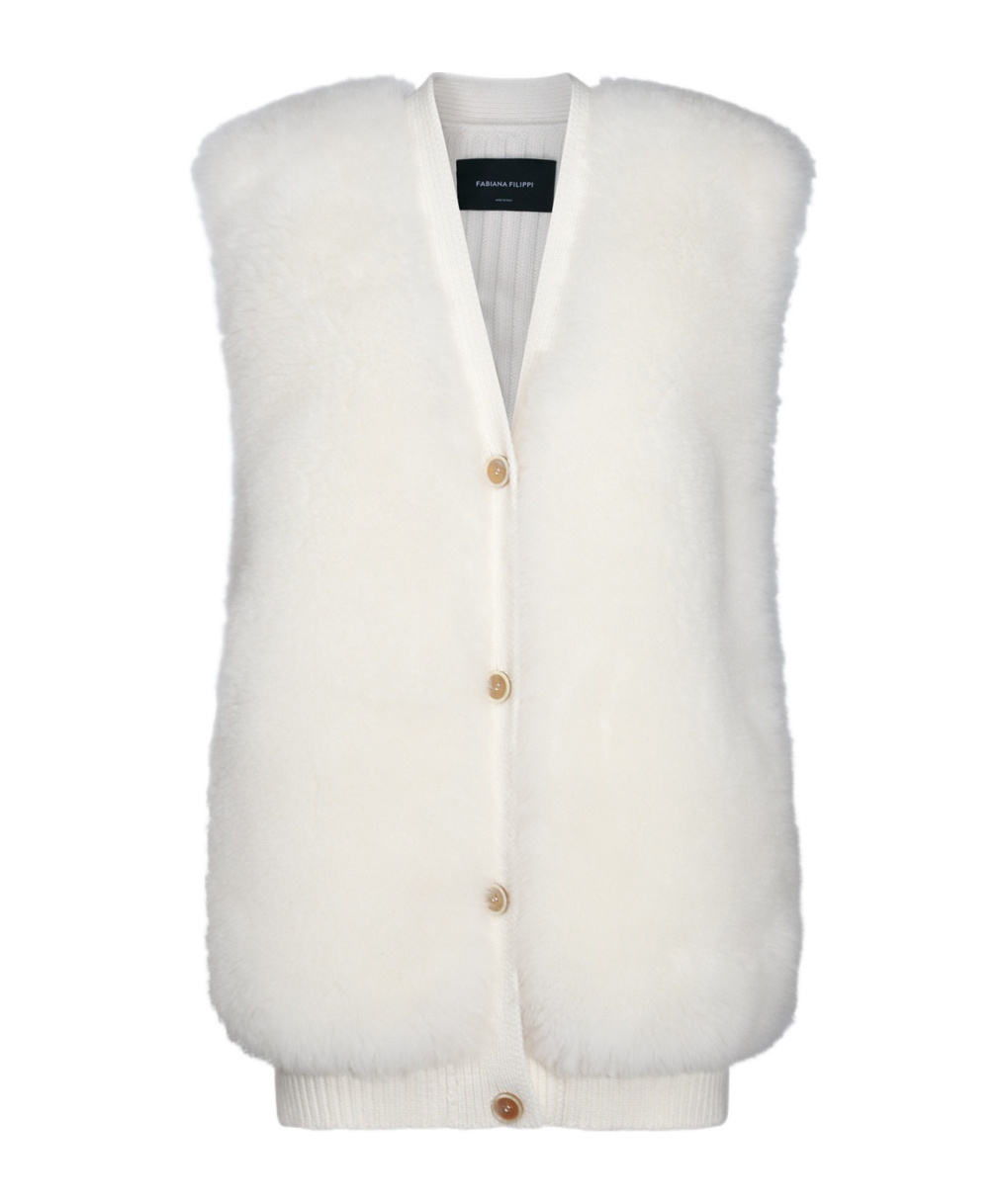 Fabiana Filippi Giacche Rafia In White