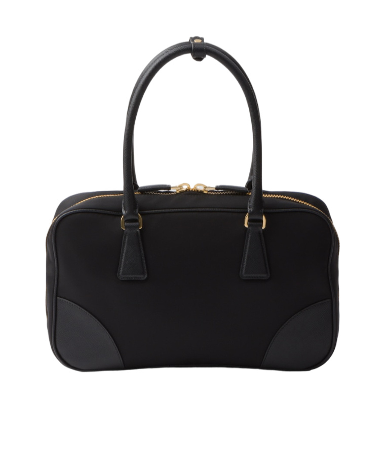 Prada Medium Re-edition 1978 Logo Tote Bag In Black