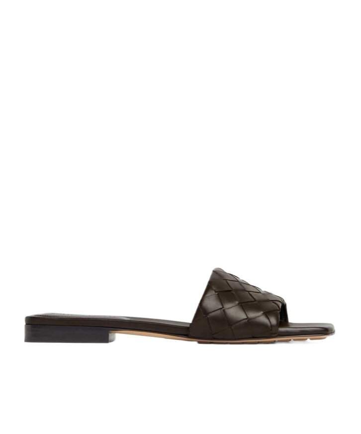 Bottega Veneta Parco Flat Mule In Brown