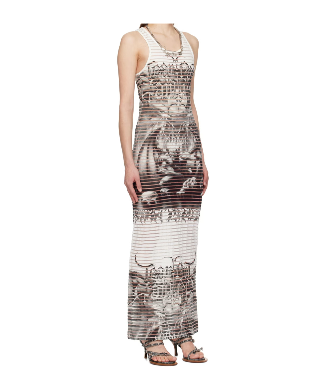 Jean Paul Gaultier Graphic Print Dress