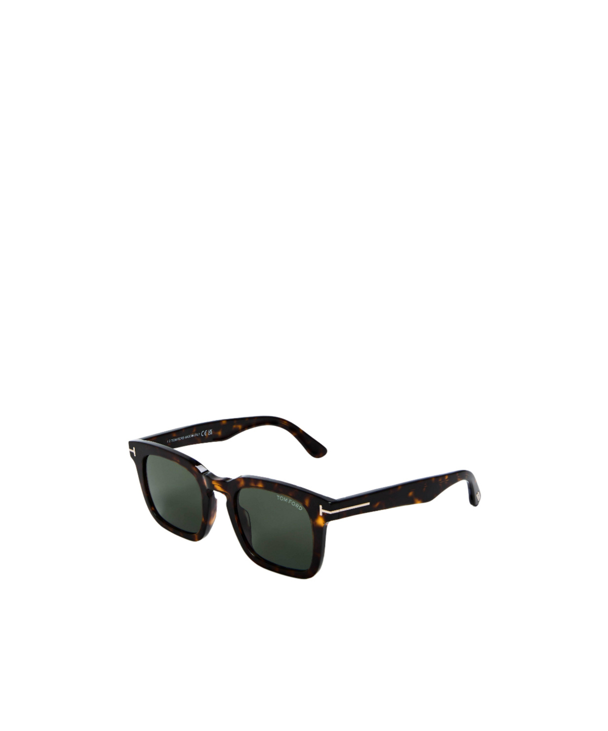 Tom Ford Thick-rimmed Square Sunglasses In Yellow