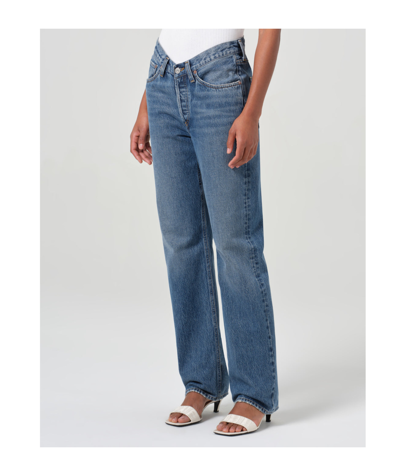 Agolde Valen Jeans In Regenerated Denim