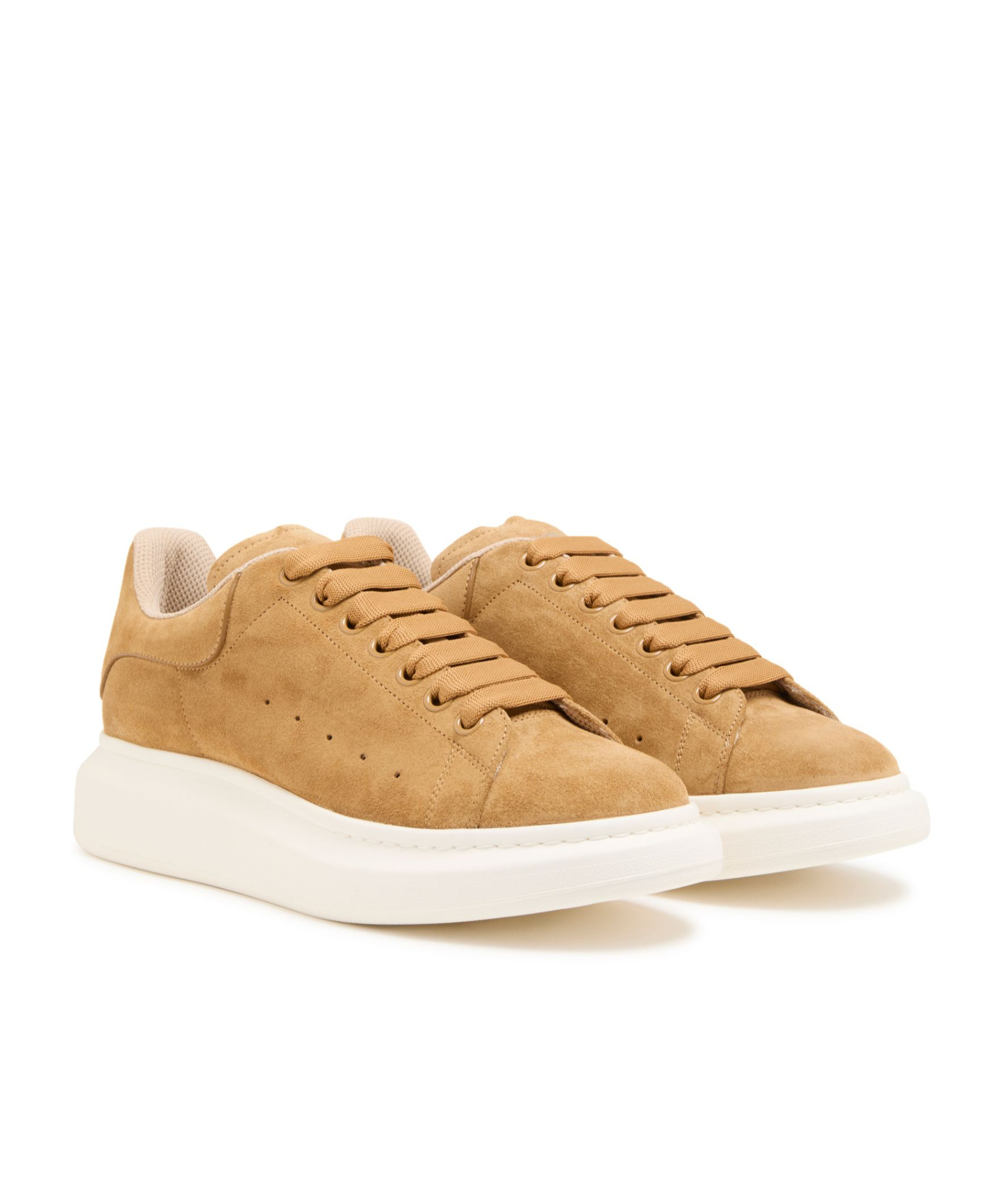 Shop Alexander Mcqueen Oversized Sneakers In Brown