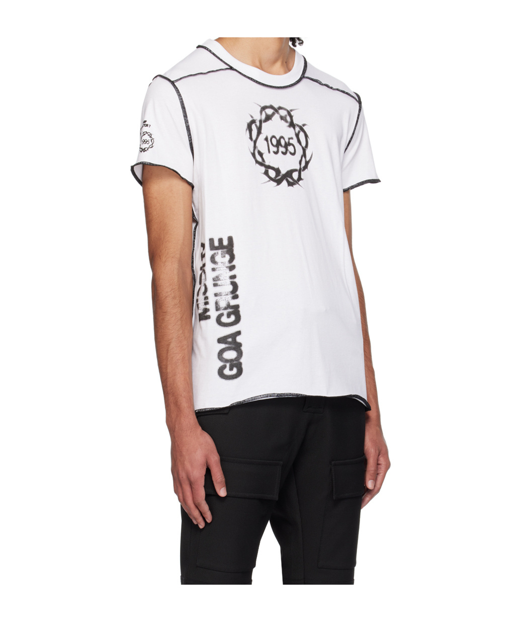 Misbhv Logo Round-neck T-shirt In White