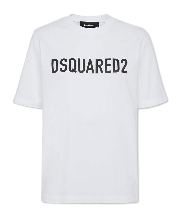 Dsquared2 Dsquared Woman White Cotton T-shirt In White