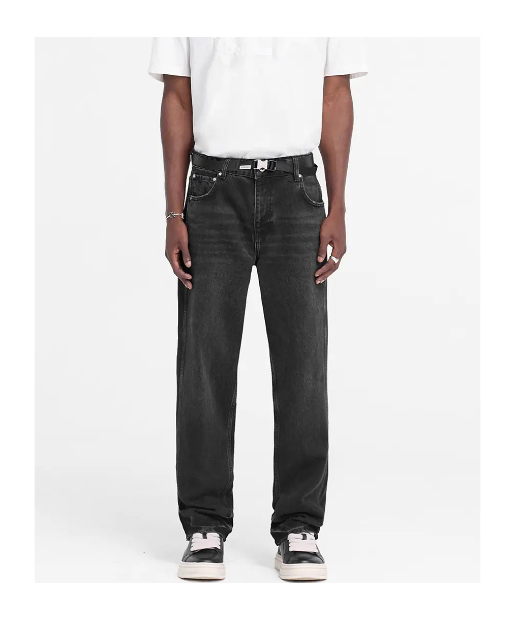 Represent R2 Straight-leg Jeans In Black