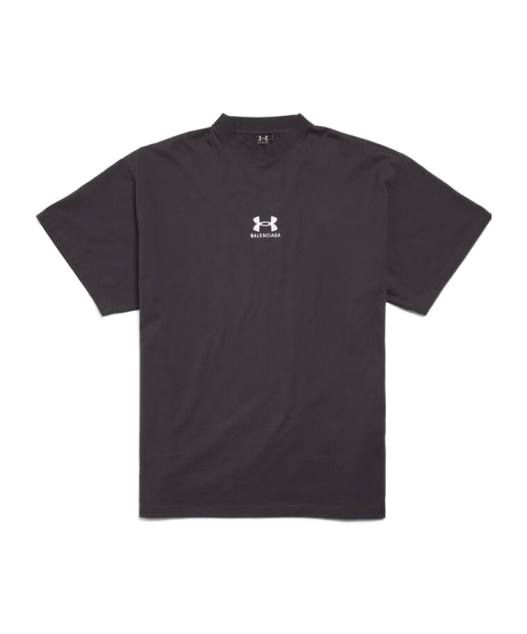 Balenciaga High-neck T-shirt In Black