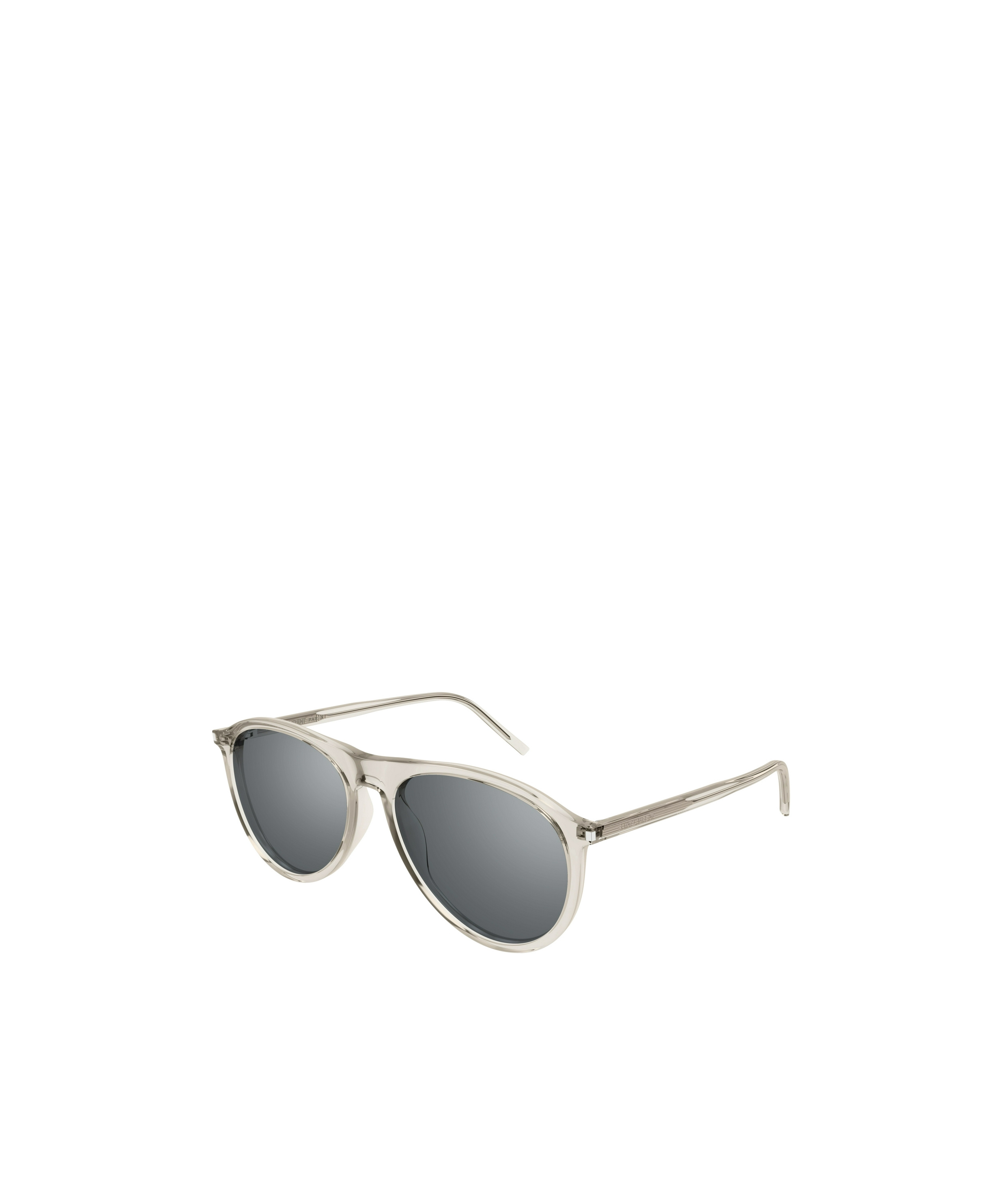 Saint Laurent Eyewear Aviator Frame Sunglasses In Black