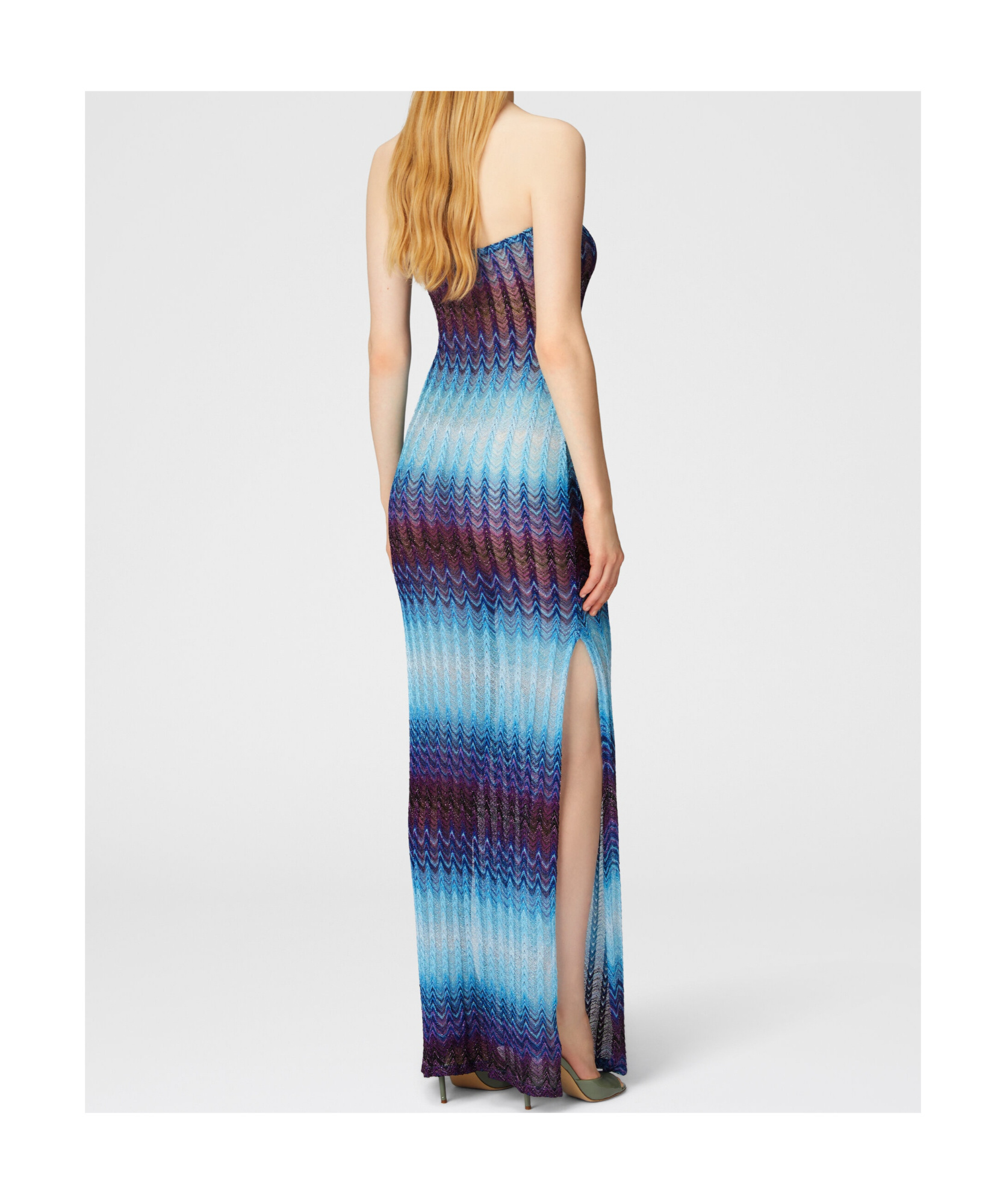 Missoni Long Cover-up Without Straps In Blue