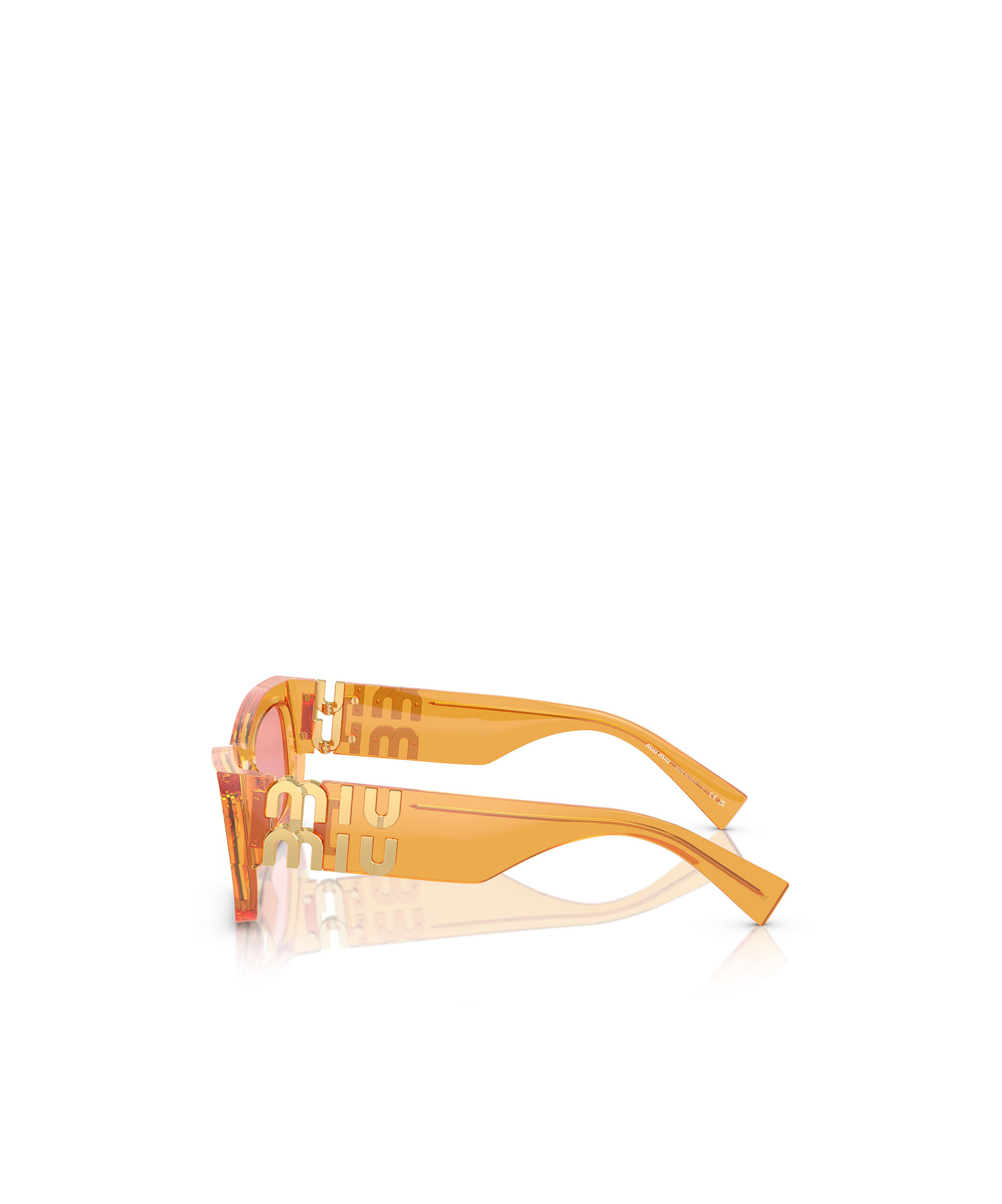 Miu Miu Women's Miu Mu 09ws 12t1d0 Sunglasses In Orange
