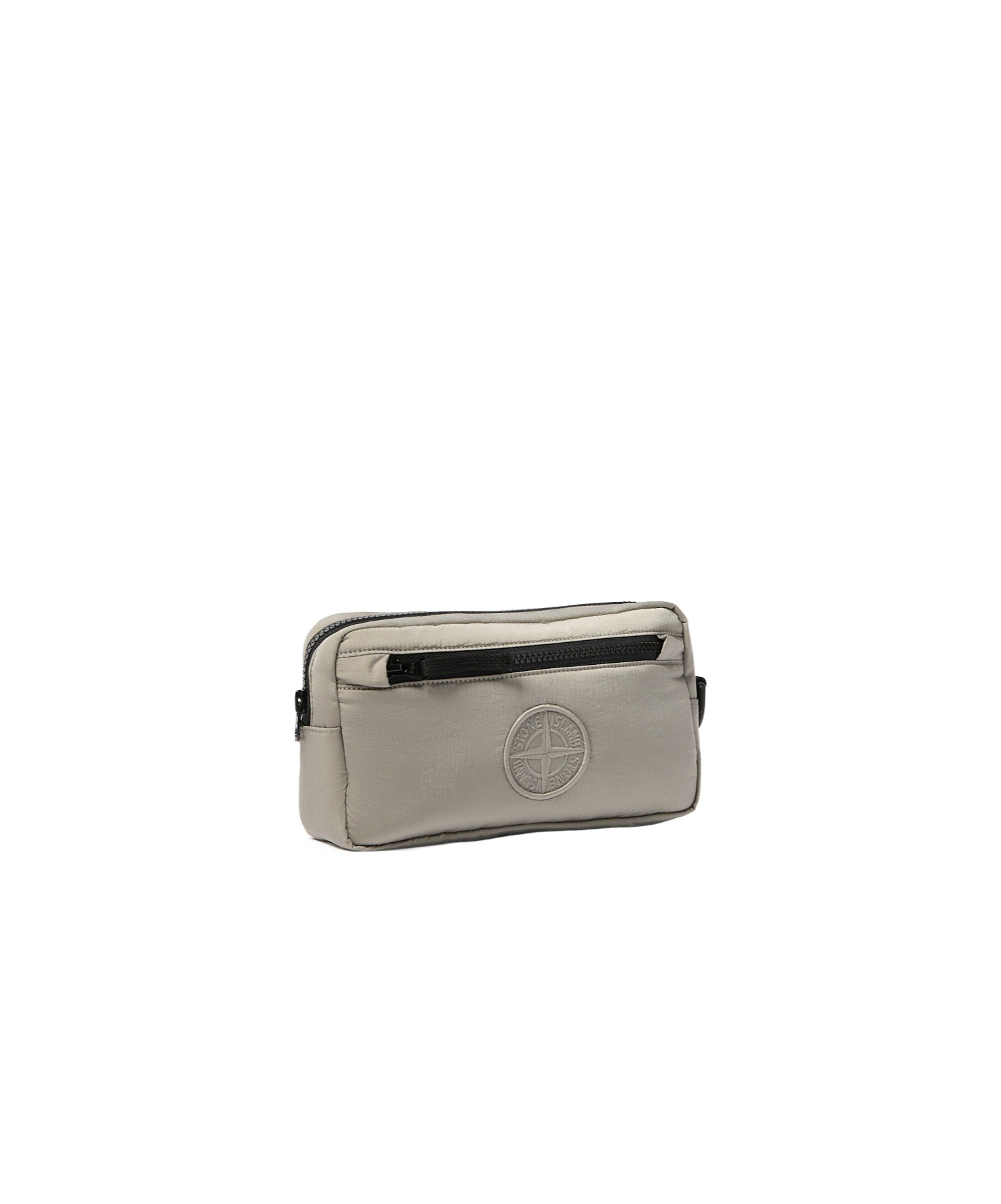 Shop Stone Island Logo Clutch In White