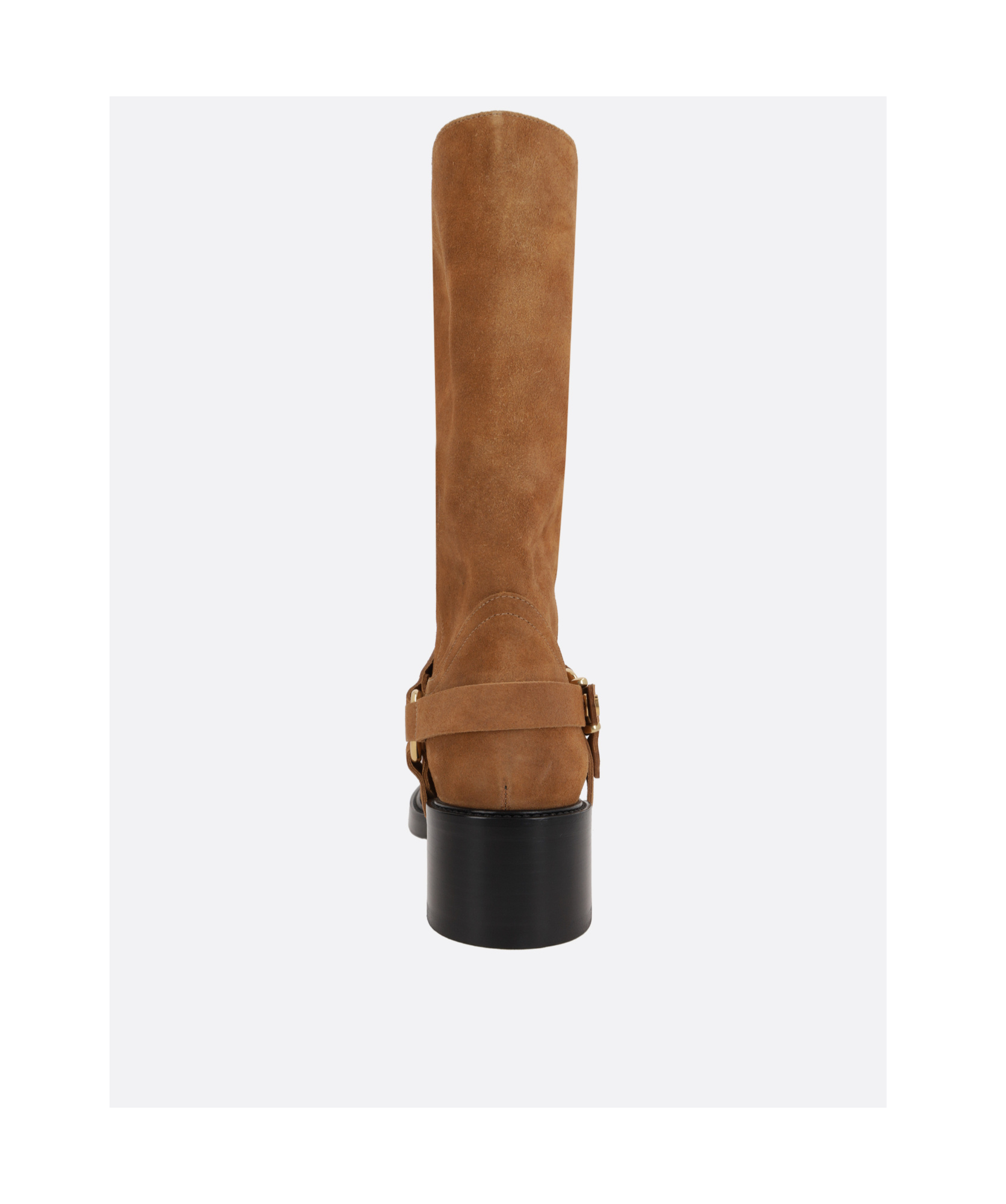 Chloé Dakota Buckled Suede Ankle Boots In Brown