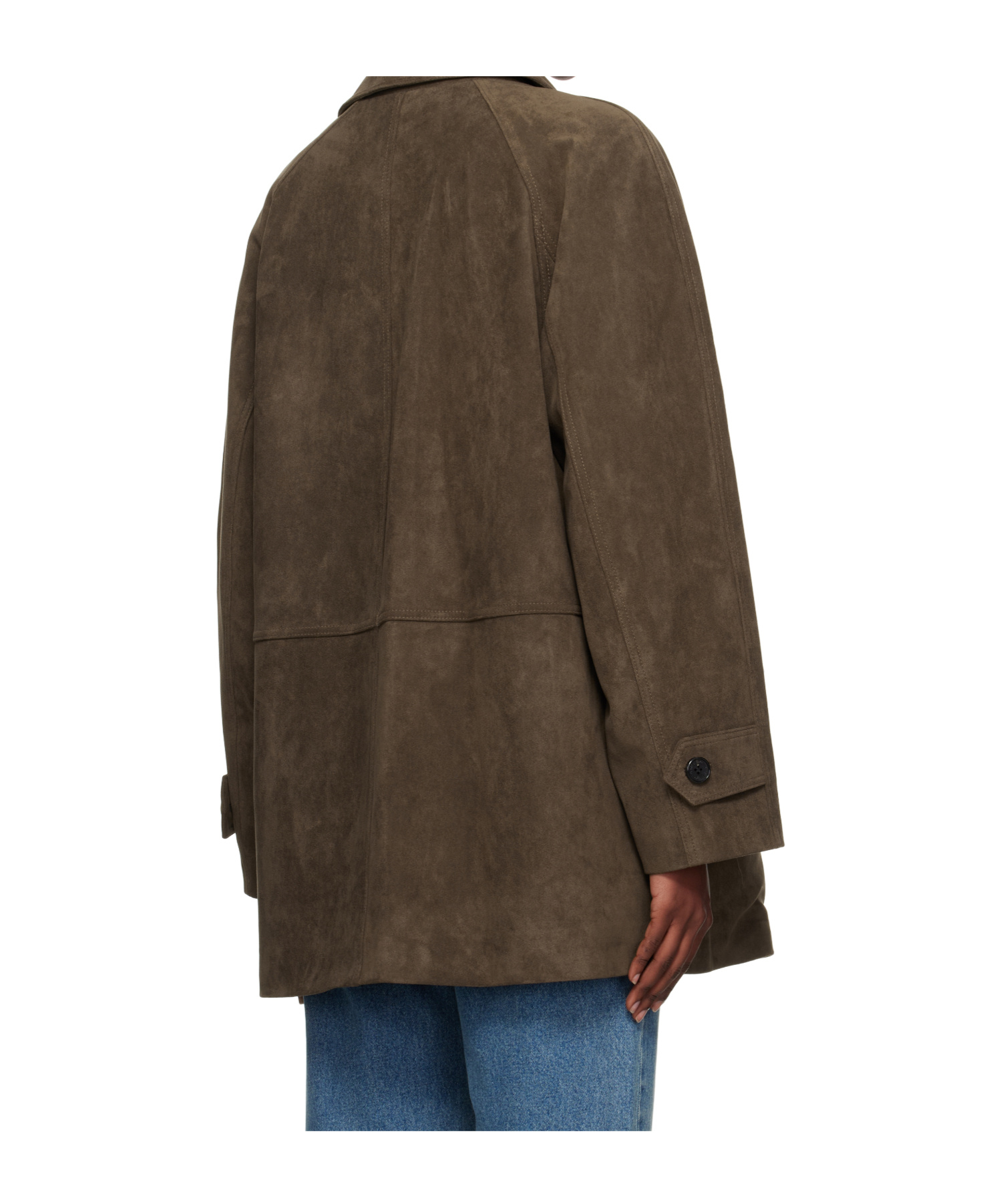Dunst Button-down Long-sleeved Casual Jacket In Brown