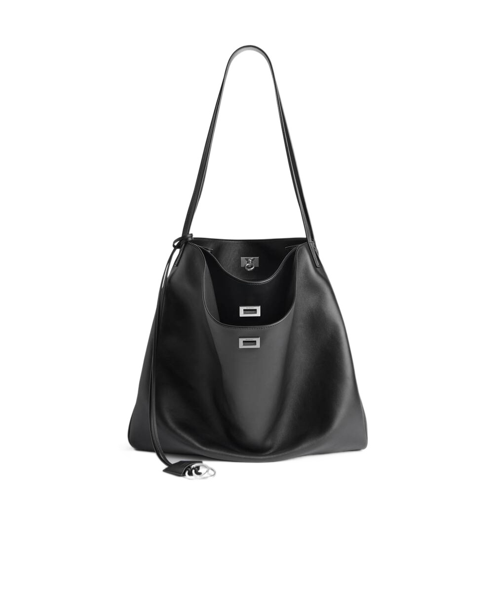 Balenciaga Rodeo Vertical Tote Bag In Black