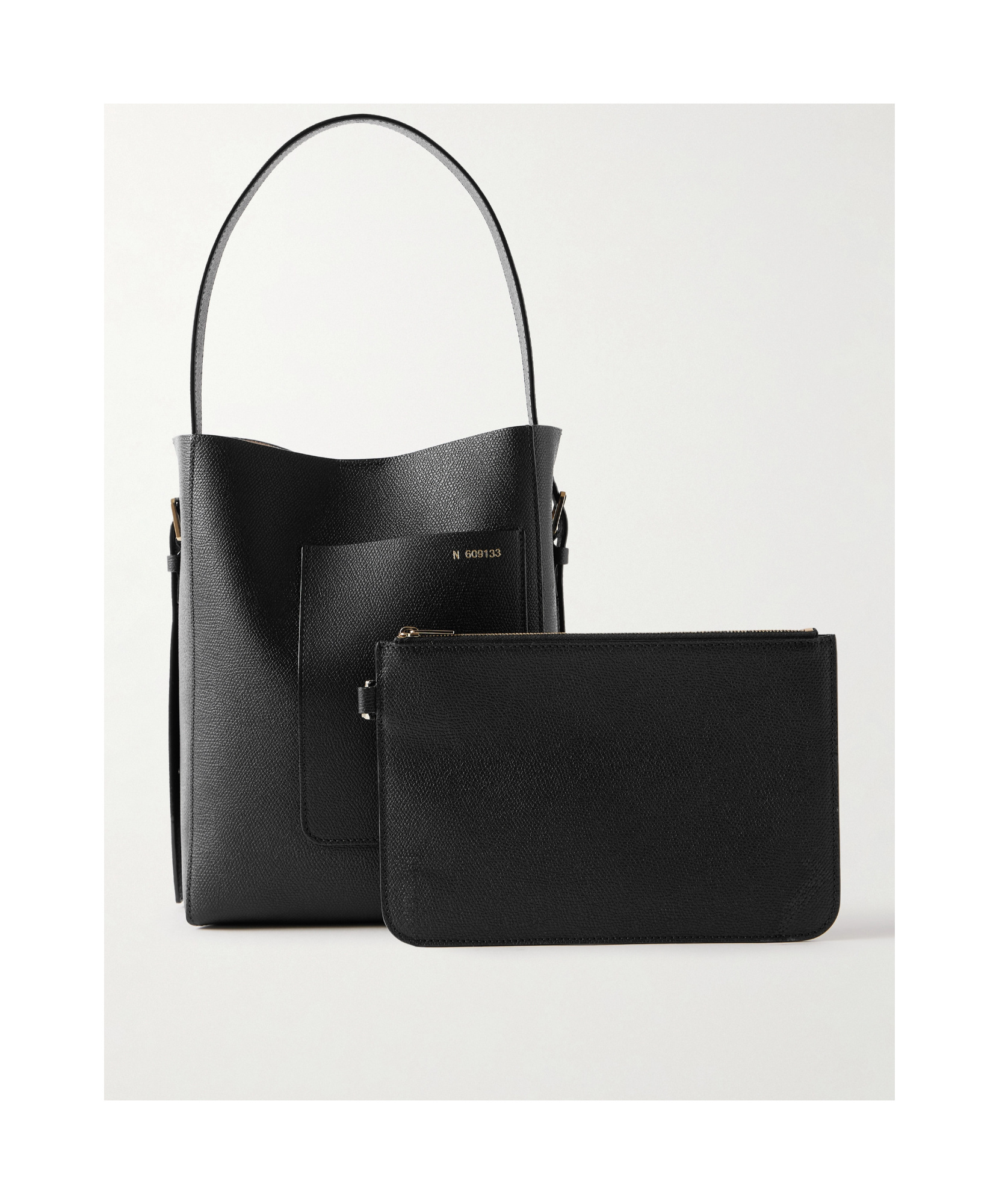 Valextra Open Top Mini Bucket Bag