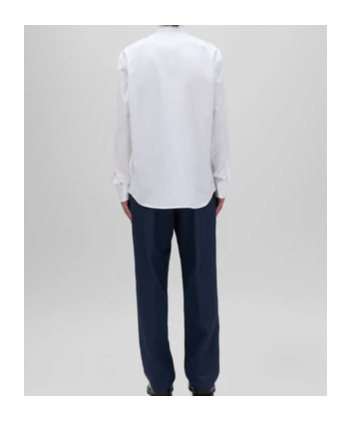 Aspesi Popeline Sedici Shirt With Breast-pocket In White